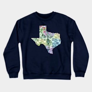 Succulent Texas Crewneck Sweatshirt